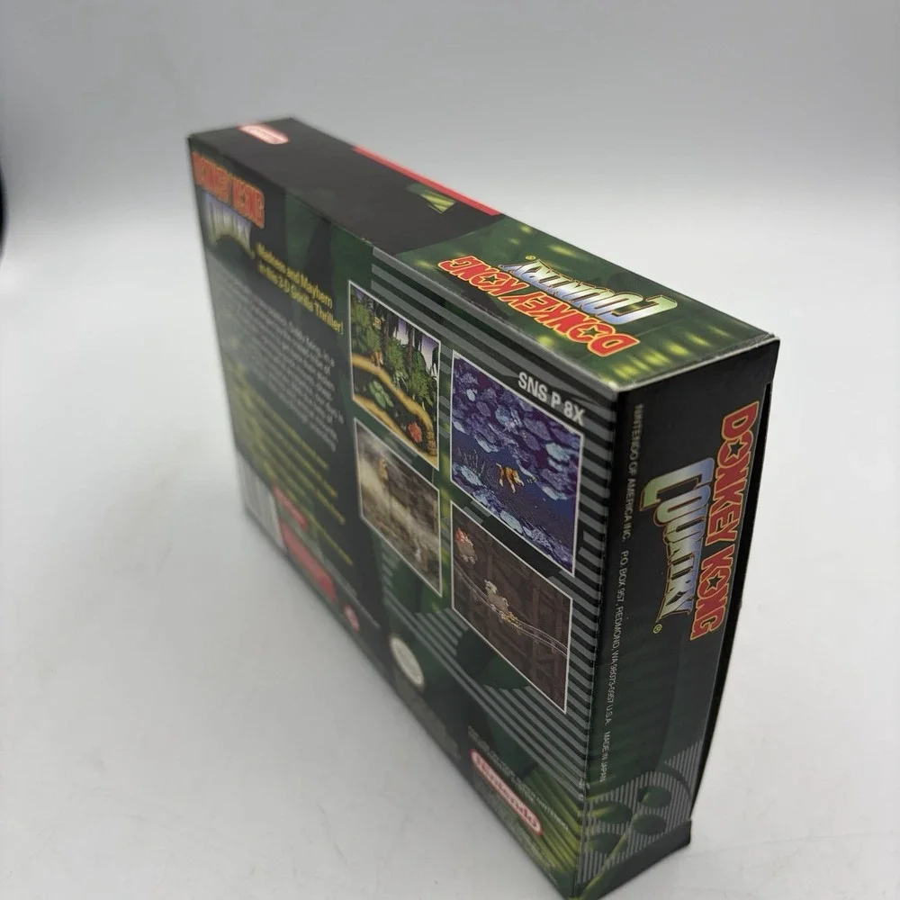 Donkey Kong Country Super Nintendo SNES 1994 Complete CIB Manual Inserts